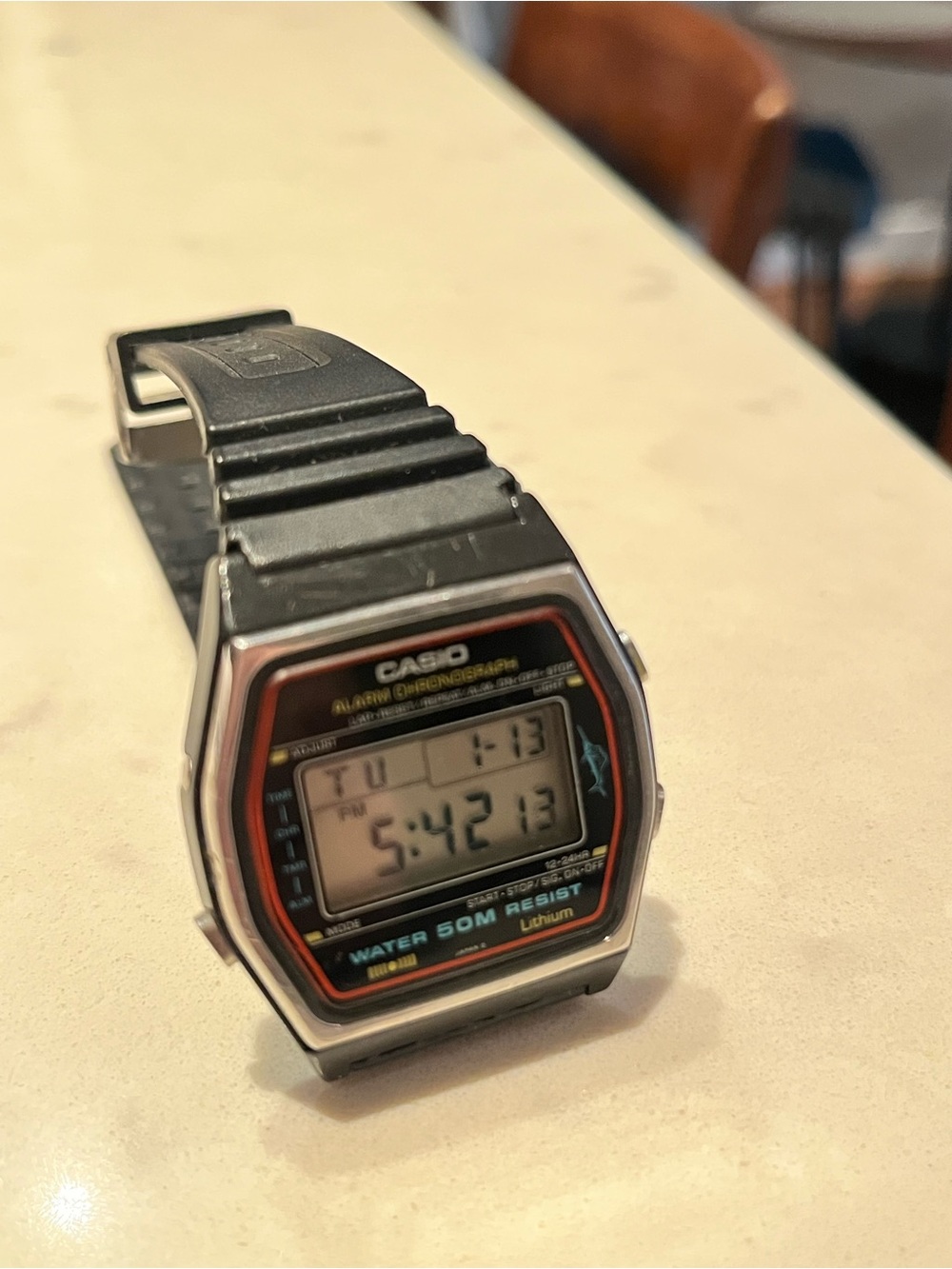 Vintage Pre-owned Rare Casio Marlin W-23 Module 248 WORKING, new battery